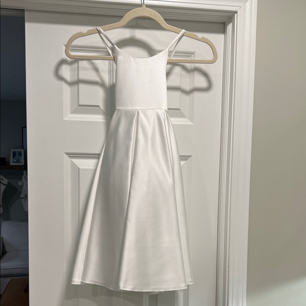 Chic Ivory Kids Formal Dress